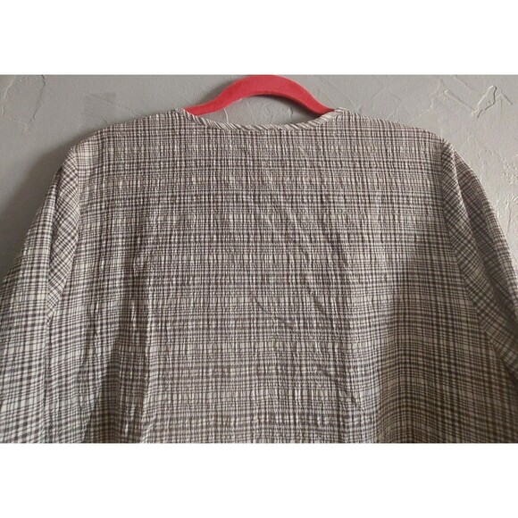 Mooonlight Tops Women Size L, Plaid,21 Inch Of Armp To Armp. - Picture 4 of 12